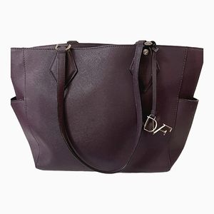 Diane Von Furstenberg Satchel Handbag  Plum